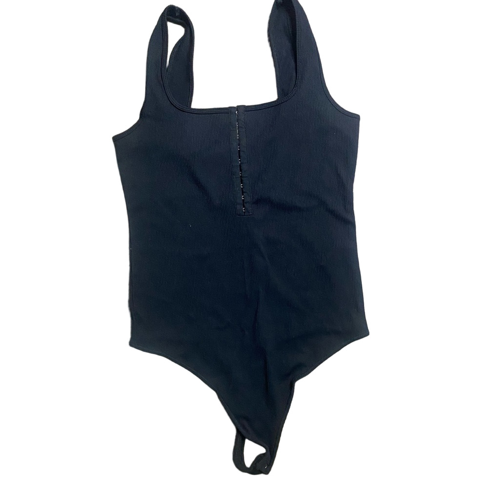 🎁Abercrombie & Fitch Black Ribbed Bodysuit